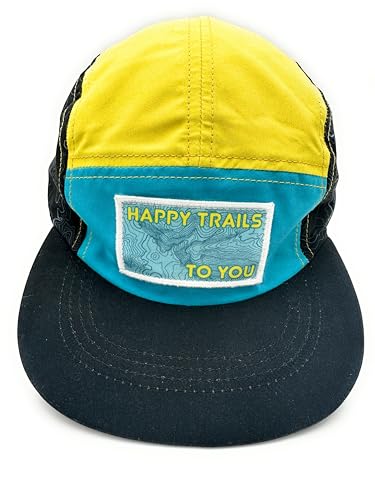 Mountain Made Peak Trail Running Hat for Men and Women, Sun Protection, Washable, Adjustable, 5 Panel, Lightweight, Ethically Manufactured Multi