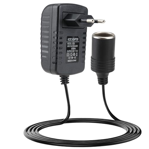 Adaptateur Allume Cigare Prise Secteur, AC à DC 12V/3A 36W Adaptateur Converter Allume-Cigare de Voiture Adaptateur d'alimentation Convertisseur pour GPS DVR...
