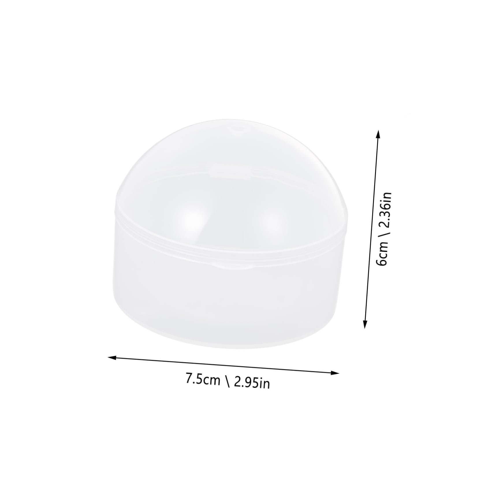 ORFOFE 10 Piezas de Estuche para Chupete de Bebé Caja de Almacenamiento con Clip Material Pp Seguro Fácil de Limpiar Portátil para El Hogar o para Viajes