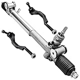 Detroit Axle - Front Power Steering Rack and Pinion + Outer Tie Rods Replacement for Rainier Chevy...