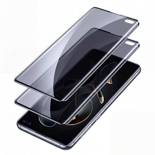 2 Pack Privacy Screen Protector for Samsung Galaxy S10 Plus [Anti-Spy Tempered Glass] [Fingerprint Unlock Support] Anti-Scratch Bubble-Free Easy Install 9H Protective Glass for Galaxy S10 Plus