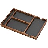 CHASO 卓上トレー デスク トレイ スマホ置き 小物 収納 整理 文房具 木製 ペンホルダー型