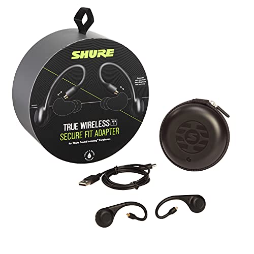 undefined SHURE シュア RMCE-TW2 ブラック ワイヤレス・セキュアフィット・アダプター : ワイヤレスイヤホン変換 MMCX 耳掛け IPX4防滴 外音取り込み マイク付 Bluetooth 5.0 音楽 オーディオリスニング ランニング トレーニング ウォーキング Type-C ケーブル 付属 【国内正規品/メーカー保証2年】 の商品画像 6