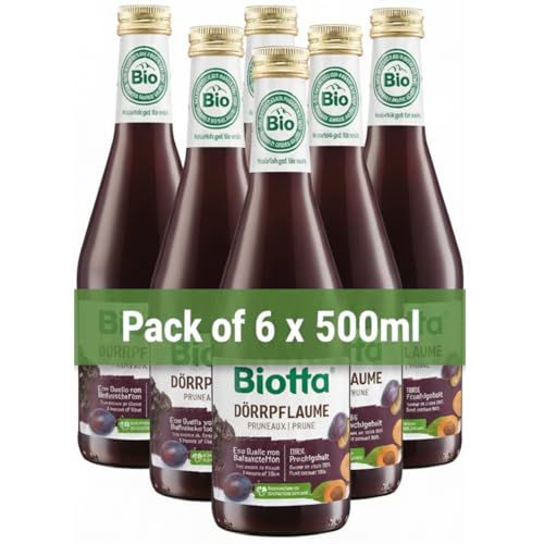Biotta Prune Juice 500ml - Pack of 6