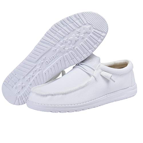 Image of HEYDUDE Men's Wally Sox | Retired Men's Shoes | Men's Lace Up Loafers | Comfortable & Light-Weight
