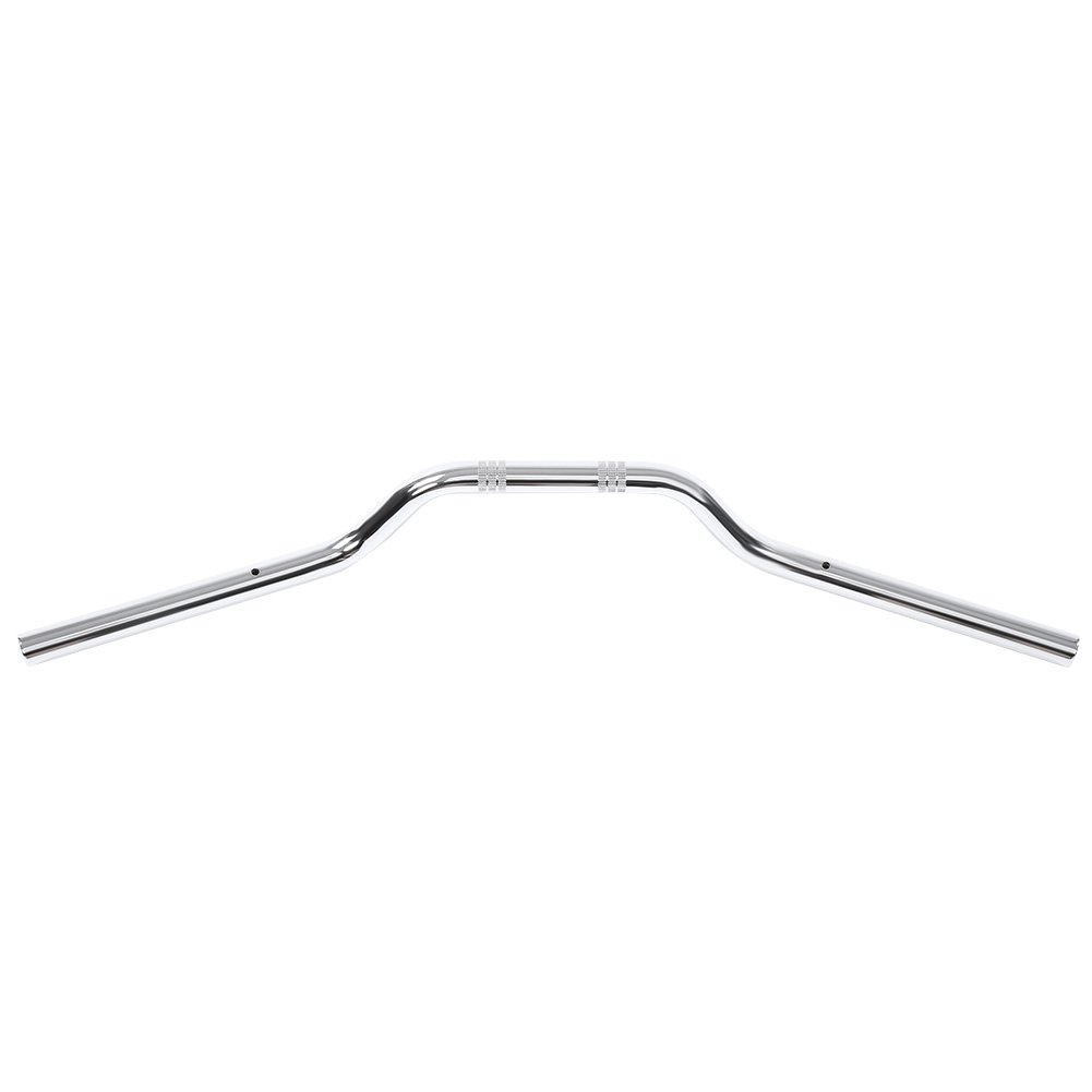 KIMISS 22mm Drag Bar for Motorcycle - Chromowana Stalowa Kierownica Motocyklowa, Tracker Handlebar