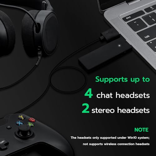 Mcbazel Xbox draadloze adapter voor Windows 11/10/8.1/8/7, compatibel met Xbox One, One S/X, Elite, Elite 2, Series S/X controller - Afbeelding 6