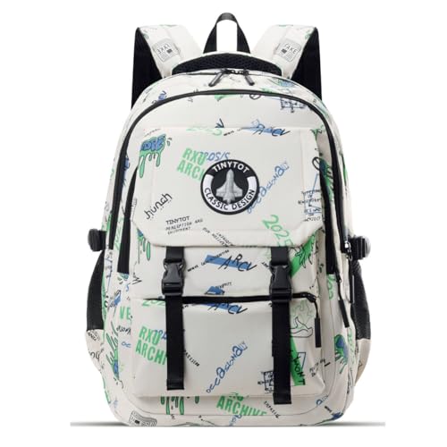 Image of Tinytot 30 Litre Waterproof School Backpack Bags for Women - Large 19 Inch Laptop Bag for Boys &Girls 12+ Years, College Bag for Girls and Boys, Men, Women - Ideal for Office, Travel, School, College