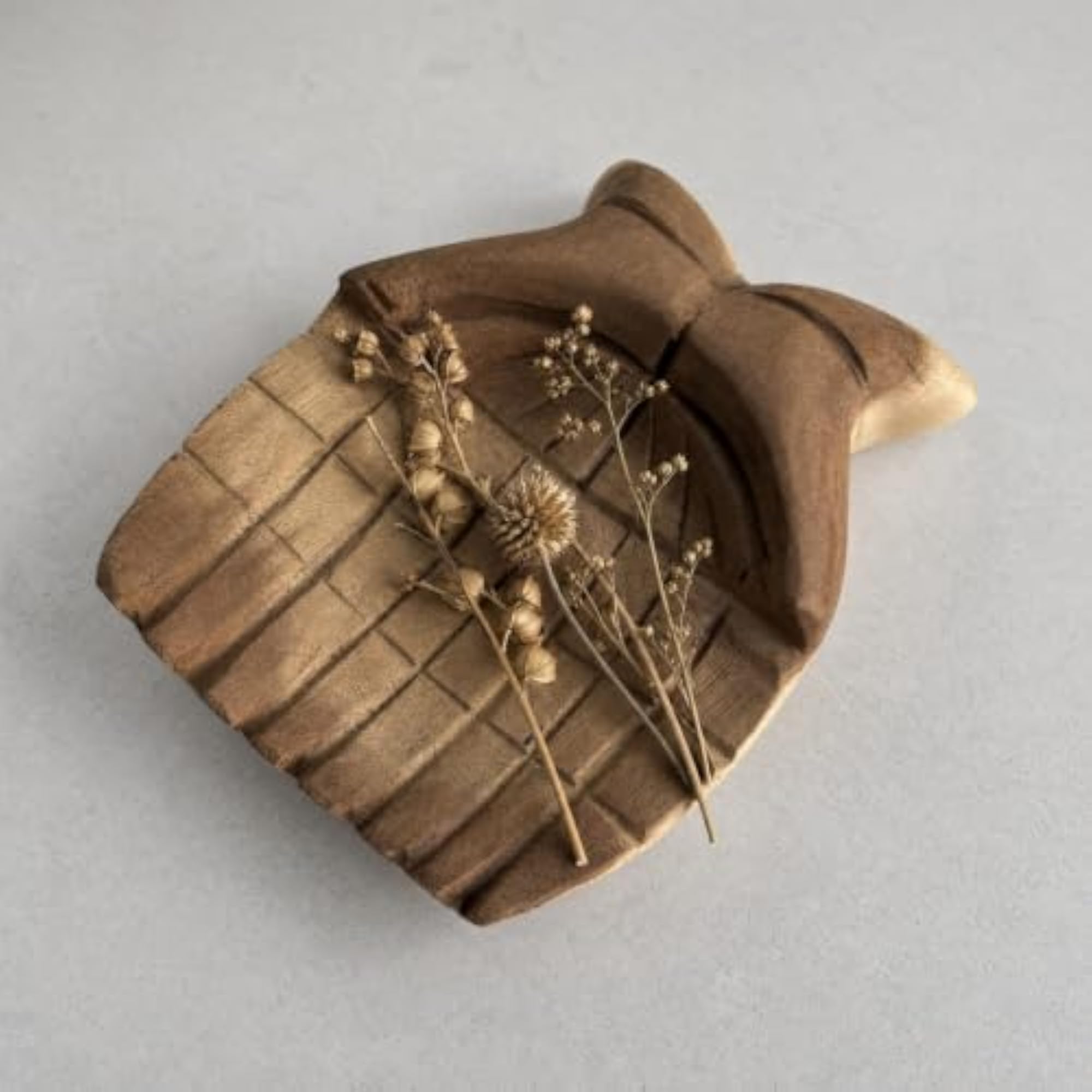 Textured Organic Edge Decorative Tray