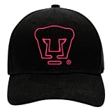 Pumas UNAM Adjustable Cap Unisex Men Women Logo RS Contorno Bordado Black