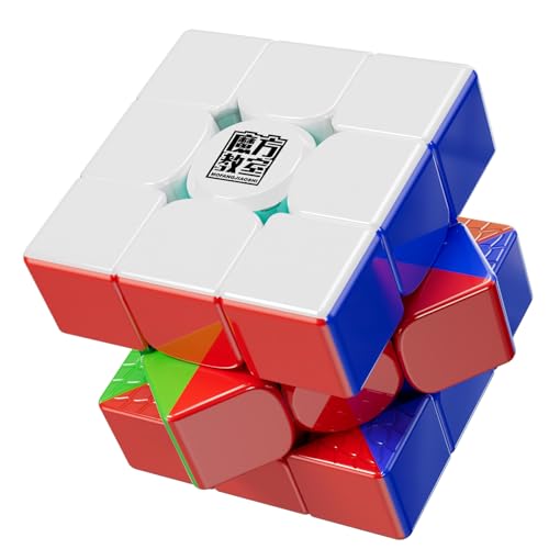 Moyu RS3M V5 SE SpeedCube 3x3 Cubo Magnético Profesional, Cubo Mágico 3x3x3 sin Pegatinas con Sistema de Doble Ajuste, Puzzle para Adultos y Niños