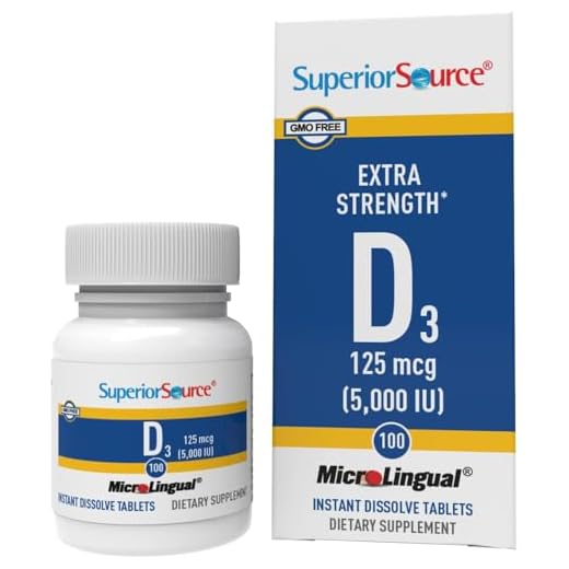Superior Source Sublingual Vitamin D3 5,000 IU