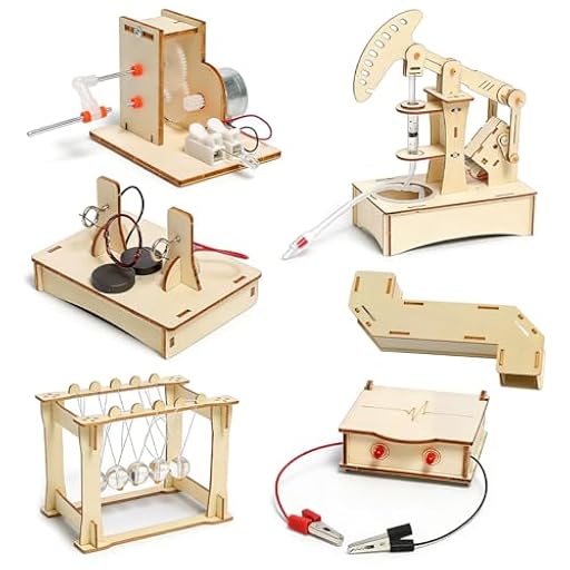 Kit de Construcción Científica, OctBird 6 Sets de Montaje y Experimentos, Montaje Electronico Kit Experimentos Juego de Electrónico Proyectos, Física Práctica, Science Kits Eléctrico DIY | Ya disponible en tu tienda friki favorita! En mundofriki.es!