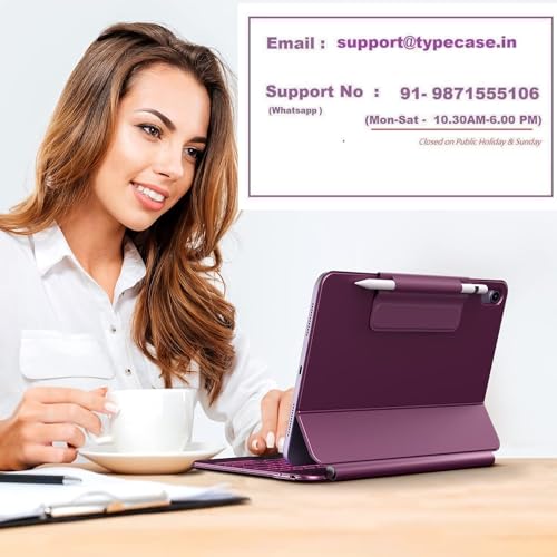 Image of typecase Keyboard Case for Redmi Pad SE (11 inch only) with TRACKPAD,Slim Lightweight Stand Cover,Magnetically Detachable Wireless Bluetooth Keyboard,Compatible with Redmi Pad SE 11 Inch ONLY