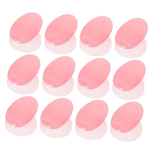 FRCOLOR Silicone Lip Brush Covers Set 12 Pcs Makeup Brush Organizers for Travel