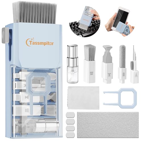 Keyboard Cleaner Laptop Cleaning Kit, Compact Keyboard Cleaning kit for Computer MacBook iPhone AirPods Pro, PC Electronic Cleaner Kit with Brush & Spray for...