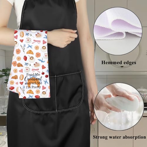 Torchon de cuisine croissant : l'accessoire parfait contre la routine