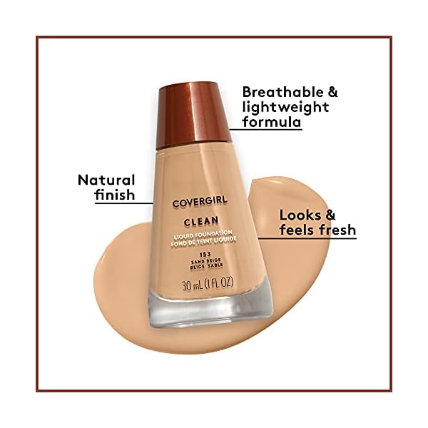COVERGIRL-Clean-Makeup-Foundation-Creamy-Natural-120-1-oz-packaging-may-vary COVERGIRL Clean Makeup Foundation Creamy Natural 120, 1 oz (packaging may vary)