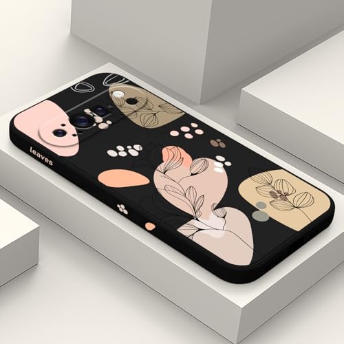 Étui de protection Google Pixel 9 Pro LEECG noir Morandi