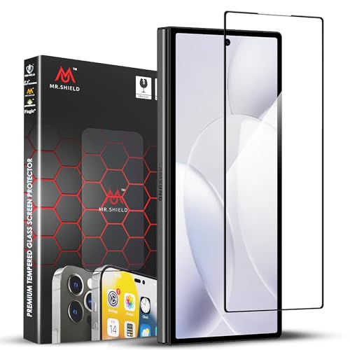 Image of Mr.Shield Top-Notch HD+ Tempered Glass Screen Protector Guard For Samsung Galaxy Z Fold 6 (Front), 9H Hardness, Military Grade Protection, Easy Installation kit