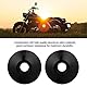 Paar Lenkerenden, Motorrad Lenkerendkappen 25 mm, Dioche 1 Paar Universal CNC Aluminiumlegierung Motorrad Lenkerendkappen (Schwarz)