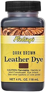 Fiebing's Leather Dye, Dark Brown, 4 oz.