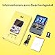 WeLohas Q2 Retro Handheld Gaming Console,10 Classic Emulator,Electronic 3D Game Consoles,10000+ Video Games Preloaded,64GB TF Card,3.0 HD Screen,Rechargeable & Portable,Gifts for Kids,Teens Adults