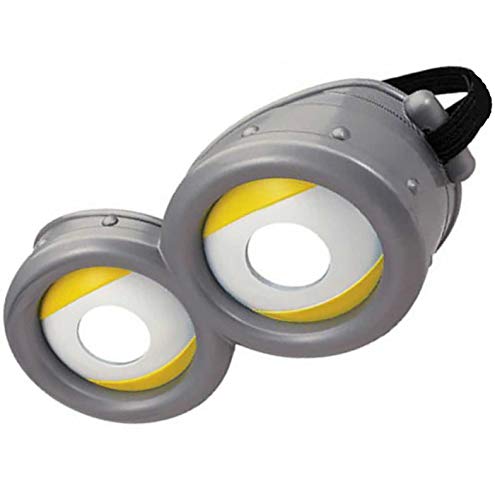 MFAZ Morefaz Ltd Ensemble Minion Goggles + Hat Enfants Taille Adulte Despicable Me Lunettes Goggle Yeux Lunettes Déguisement Costume (Enfants Goggles Yellow Eyes)
