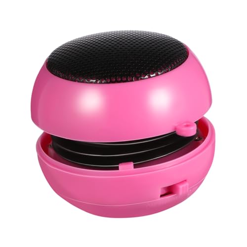 STOBOK USB Rechargeable Portable Plug Speaker Compact Wired Loudspeaker with Aux Input for Laptop Phone Tablet Speaker for Home Office Travel