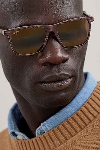 Maui Jim H875-10 Men'S And Women'S One Way Polarized Rectangular Sunglasses thumb #2