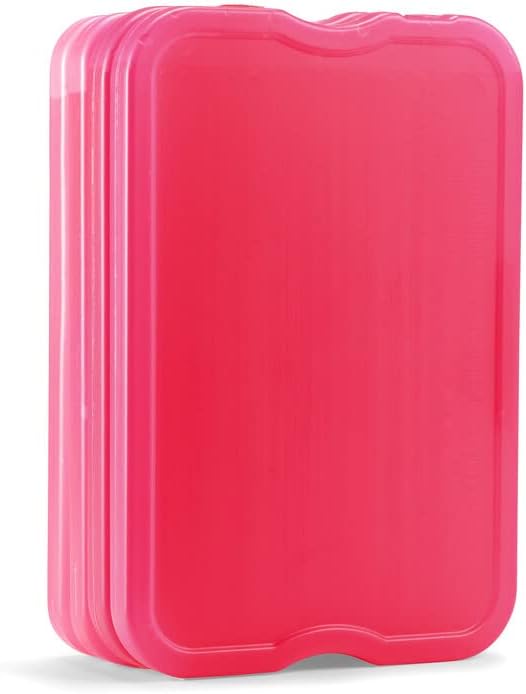Miniatura 4 de Cool Coolers de Fit & Fresh XL Slim Ice Packs (paquete de 4) y paquetes de hielo delgados (paquete de 4), paquetes de hielo reutilizables de