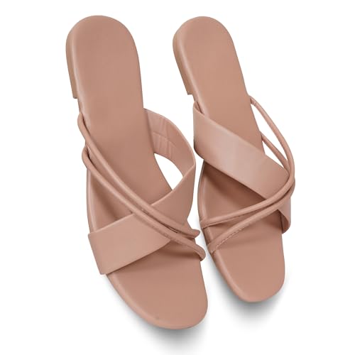 Image of Women's Lightweight Flip Flops | Comfortable Daily Wear Chappals | Soft Insole Slip-On Slippers for Girls & Women