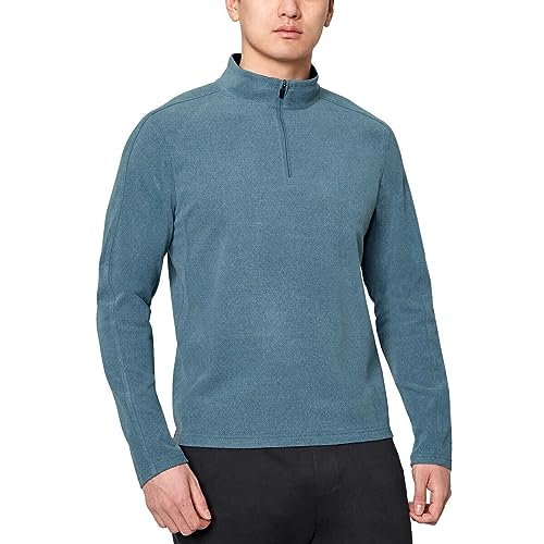 Mondetta Men’s Quarter Zip (M, Indian Teal)