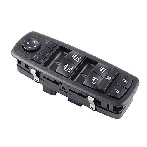 Dasbecan Glass Lifter Switch Electric Power Window Switch 3Pins + 9Pins Compatible With 2012-2015 Dodge Grand Caravan Ram 1500-5500 C/V Chrysler Town & Country Replaces# 68110866Aa 4602533Af 4602533Ad #TOP25