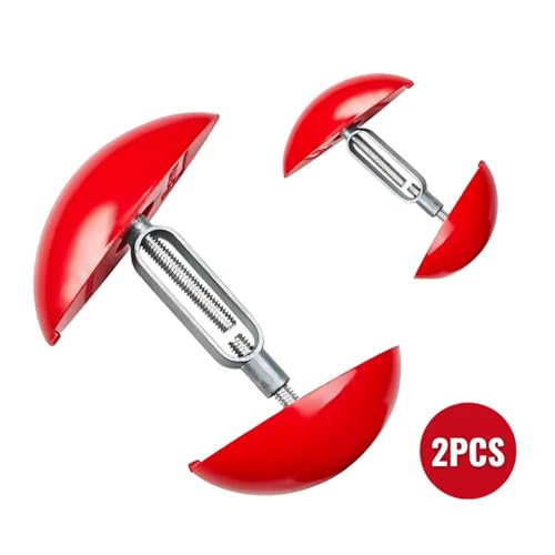 Herzberg, HG03763, Mini-Schuhdehner in Rot, Mini-Schuhdehner, perfekte Passform, lindert Unbehagen, einfach zu bedienen, kompakt und leicht, langlebige Konstruktion