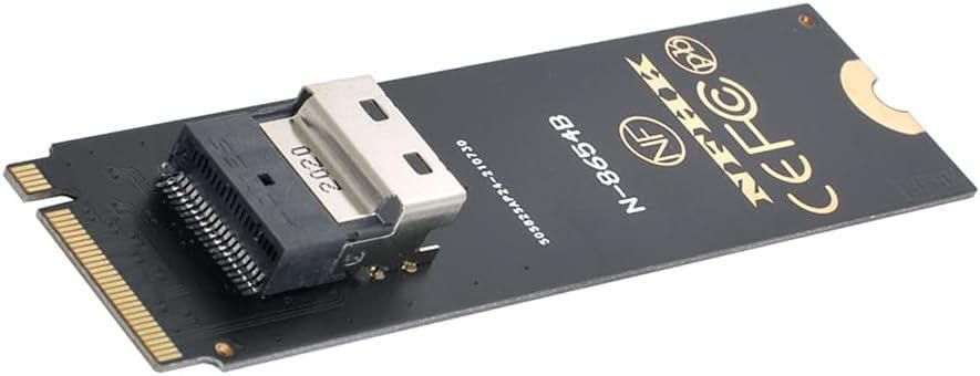 CoreParts Sparepart NVME to U.2 Adapter U2 Kit SFF-8639 to SFF-8654, SFF-8639 to SFF-8654 (U2 Kit SFF-8639 to SFF-8654 Slimline SAS PCIe SSD Adapter for Mainboard)