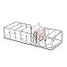 Produktbild FinWell Clear Acrylic Makeup Brushes Organizer Holder Lipstick Stand Case Desktop Jewelry Box Cosmetic Tray with 8 Slots