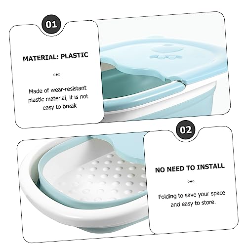 Spa de pies portátil plegable para camping y hogar miniatura 7