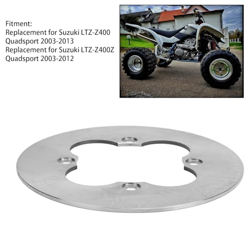 Rotor de disque de frein arrière de haute précision en métal robuste pour LTZ Z400Z