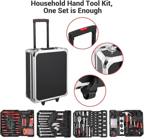 Set de herramientas 800 piezas con maletín de aluminio miniatura 2