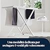 De'Longhi Tasciugo AriaDry Light - Deumidificatore Casa Portatile, Tecnologia Zeolite e Ionizzatore, 6L/Giorno, Asciugabiancheria, Antimuffa, Silenzioso, Funzione Swing, Timer, Grigio (DNS65)