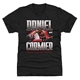 500 LEVEL Daniel Cormier UFC Men's Premium T-Shirt - Daniel Cormier Superman Punch WHT (Tri Black, Large)
