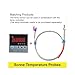 K Type Screw Temperature Probe, M6 Thermocouple Sensor, High Temp Stainless Steel, Industrial Wire(Pt100-2M)
