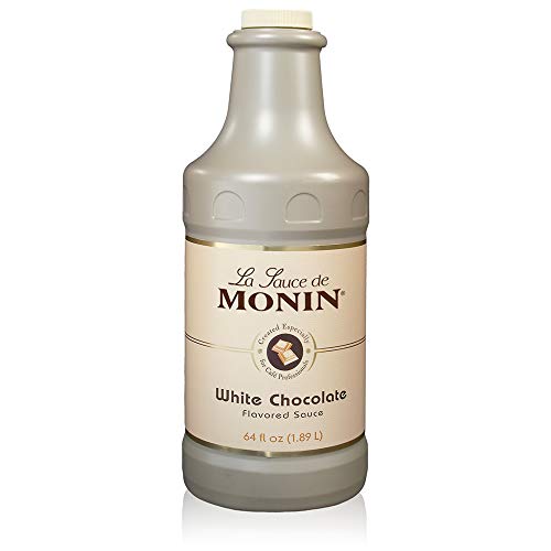 Monin - Gourmet White Chocolate Sauce, Creamy and Buttery, Great ...