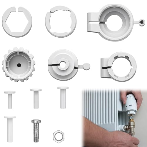 6er Set Thermostat Adapter für Heizungsventile kompatibel mit Danfoss RA/RAV/RAVL und M30 x 1 5 Universal Ventiladapter für thermostat heizung und thermostatkopf für smarte Heizkörperthermostate