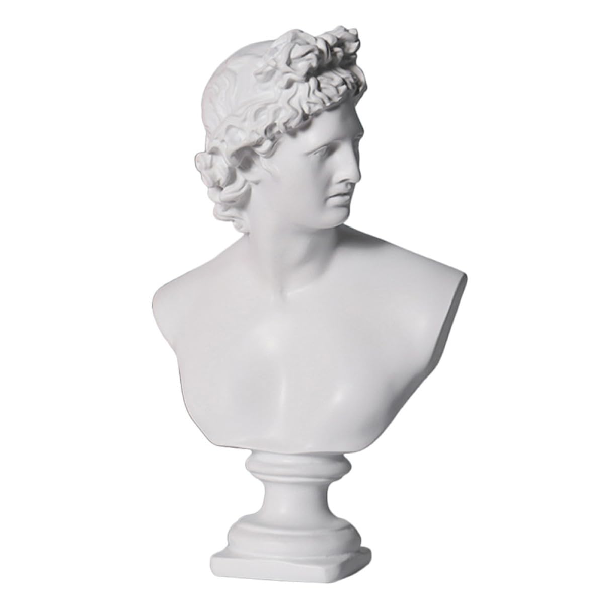 Statua in Resina Mitologia Greca Decorativa Bianca Lavorazione Fine per Arredamento Casa e Ufficio Regalo per Ogni Occasione