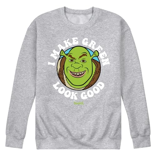 Shrek - I Make Green Look Good - Men's Crew Neck Fleece Pullover