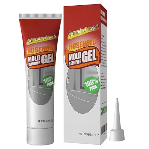 Potente gel de limpieza para el hogar, gel removedor de moho, altamente eficaz en penetración, para huecos de azulejos de baño y cocina, paredes/lechada, fórmula segura que no daña la superficie (1)