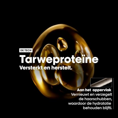L'Oréal Professionnel, Professionele Herstellende Conditioner, Voor Droog en Beschadigd Haar, Voedt de Haarvezel Intens, Met Tarweproteïne, Absolut Repair, 500 ml - Afbeelding 3