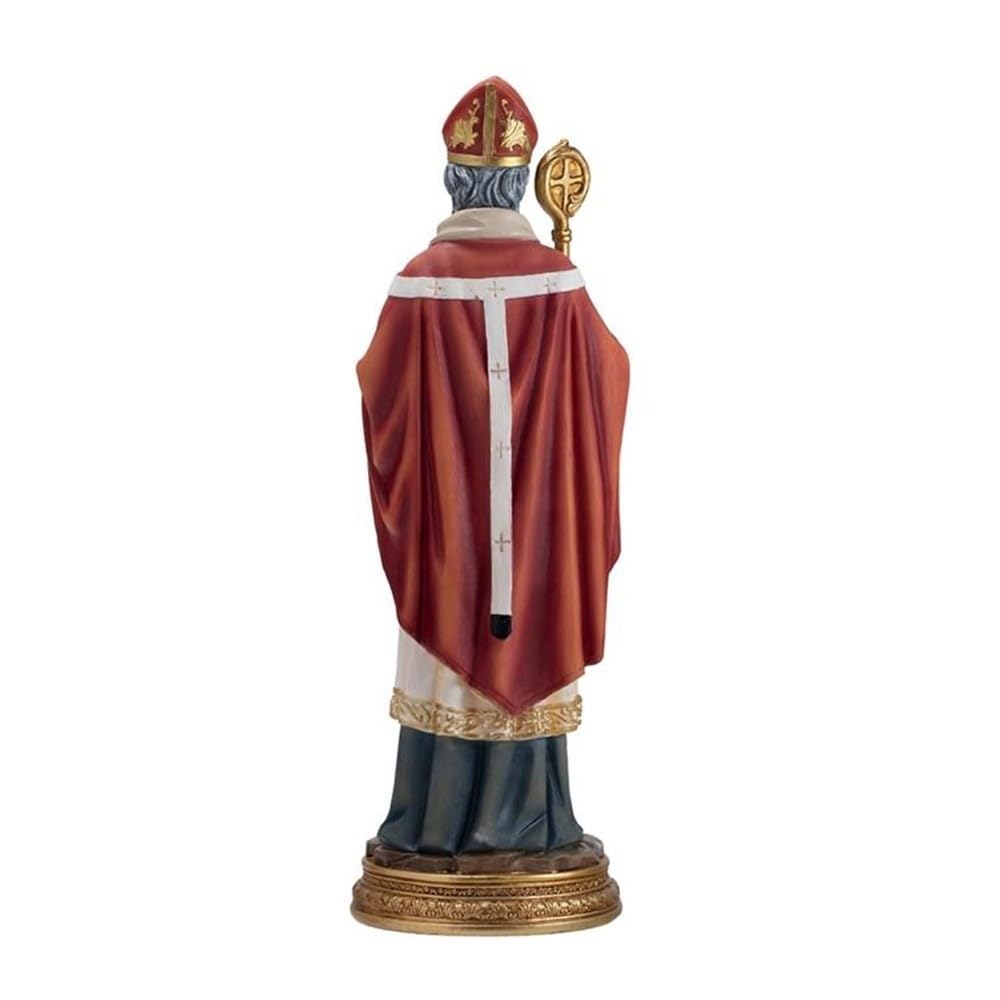 San Agustín figura 30 cm. resina peana doctor de la iglesia